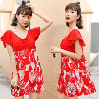 Swimsuit%20ladies%20plus%20size%20conservative%20one-piece%20skirt%20style%20middle-aged%20mom%20covering%20flesh%20thin%20flat%20corner%20beach%20vacation%20slightly%20chubby%20swimsuit%20-%20Image%207