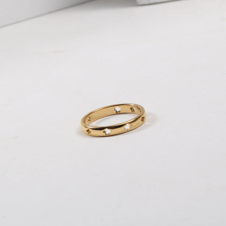 Stainless%20Steel%20Jewelry%20Women%20Rings%2018K%20Gold%20Plate%20Curved%20Hollow%20Star%20Rings%20for%20Women%20-%20Image%206