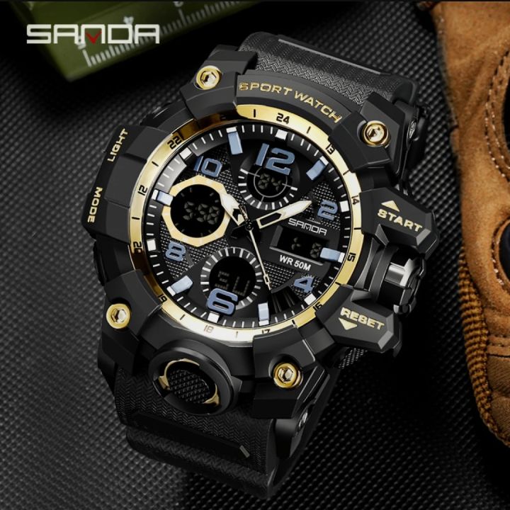 New Men LED Digital Watches Luminous Fashion Sport Waterproof Watches For Man Date Army Military Clock Relogio Masculino