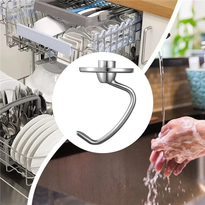 Stainless%20Steel%20Dough%20Hook%20Attachment%20for%204.5-5%20Quart%20Tilt%20Stand%20Mixer,%20Replacement%20Parts%20Bread%20Hooks%20-%20Image%203