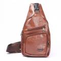 Jeep Bag With Crossbody Shoulder Belt And Pu Leather Bag For Men. 
