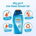 Fiama Men Body Wash Shower Gel Cool Burst 250ml Body Wash for Men with Icy-Cool skin conditioners for Soft & Refreshed Skin, Mens Moisturising Bodywash for Dry Skin. 