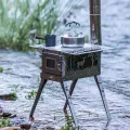 Portable Camping Tea Kettle, Teapot Coffee Pot Outdoor Kettle Campfire Kettle Water Kettle Cookware for Hiking Camping Picnic. 