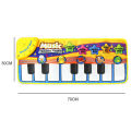 Piano Musical Mat Toys Keyboard with 8 Instruments Sounds Dance Touch Playmat Early Educational Toys Gifts for Girls Toddlers Vnce Lncei.