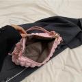 Fold Wrinkle Bag Good Quality Zipper Closure Women Shoulder Bags Pleated Bubbles Handbags for Women.
