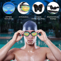 Swimming Goggles with Earplug Design, Waterproof, Fog-Proof, UV-Proof, Suitable for Men, Women and Teenagers,Black. 