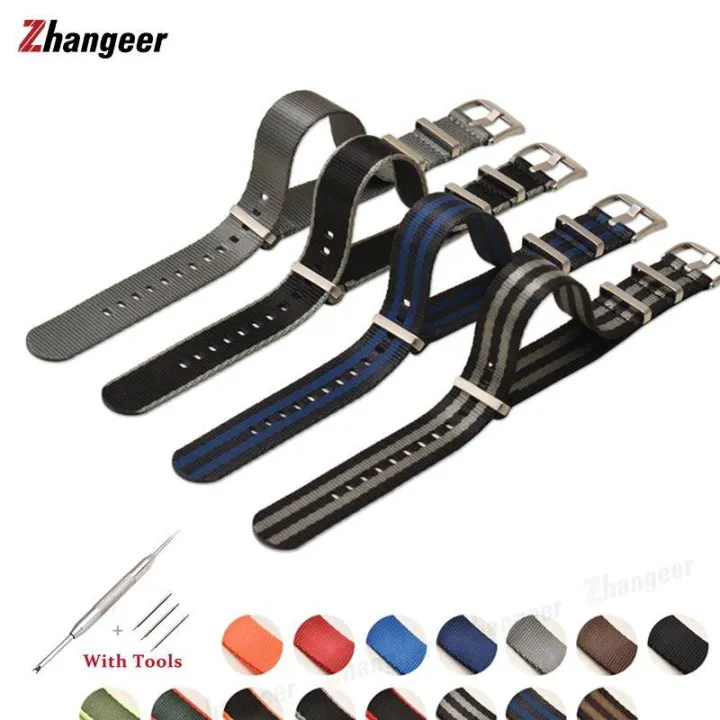 18mm%2020mm%2022mm%2024mm%20NATO%20Style%20Watch%20Strap%20Replacement%20Bracelet%20Watch%20Strap%20Adjustable%20Durable%20Nylon%20Striped%20Watch%20Band%20%20with%20tools%20-%20Image%202