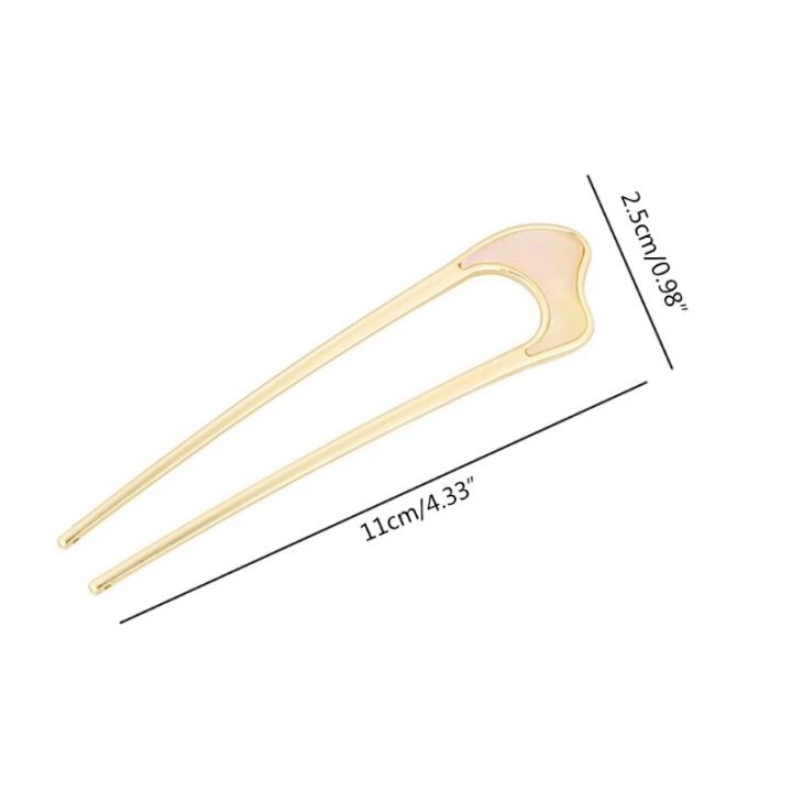 Chinese%20Style%20Metal%20U%20Shaped%20Hair%20Stick%20Fork%20Clip%20Minimalist%20Vintage%20Hanfu%202%20Prong%20Updo%20Chignon%20Pin%20Bun%20Holder%20Hairpin%20-%20Image%204