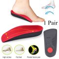 New Flat Feet Orthotic Insoles ar Fasciitis Arch Support Foot Inserts Pad Heel Cushion Increase Height Flat Foot Care. 