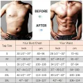 Sauna Waist Trainer Vest for Men Weight Loss Sweat Vest Double Tummy Control Trimmer Belts Neoprene Workout Upper Body Shaper. 