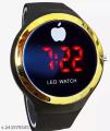 Plastic Style Digital Led Sports Round Shape Watch For Men.
