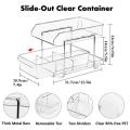 Under Sink Storage For Bathroom 2 Tier Pull Out Organizer Shelf Storage Drawer Bathroom Vanity Counter Organizing Tray Clear. 