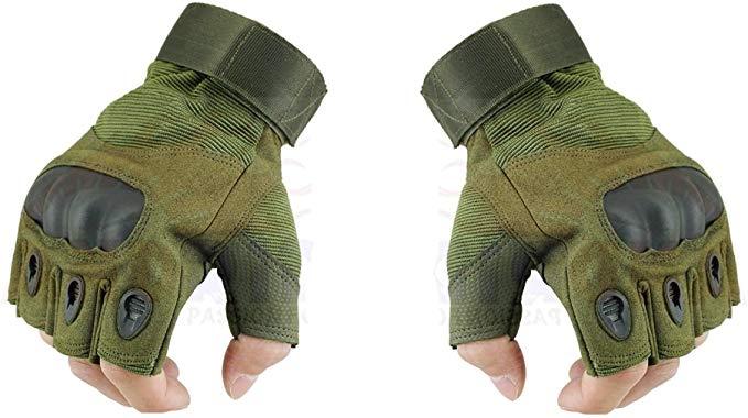 Hand%20Gloves%20Half%20Finger%20For%20Biker%20or%20motorcycle%20rider%20Army%20green%20-%20Image%204