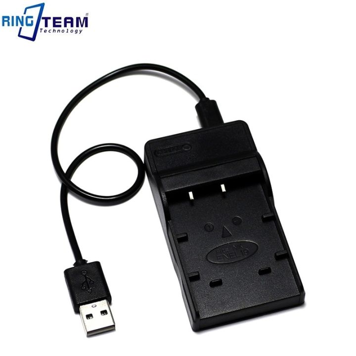 EN-EL19 ENEL19 Battery USB charger for Nikon cameras fits