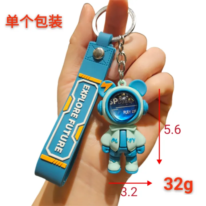 Astronaut%20Bears%20Key%20Chains%20Ring%20Fashion%20Cute%20Animal%20Bag%20Key%20ring%20Holder%20for%20Motor%20Bike%20Car%20Accessories%20Gift%20-%20Image%206