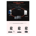 V3II Gaming Steering Wheel Pedal Vibration Racing Game Controller for One for PC for for N-Switch B. 