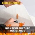 High Temperature Gasket Paper, Ceramic Fiber Insulation Board, White for Fireplace DIY. 