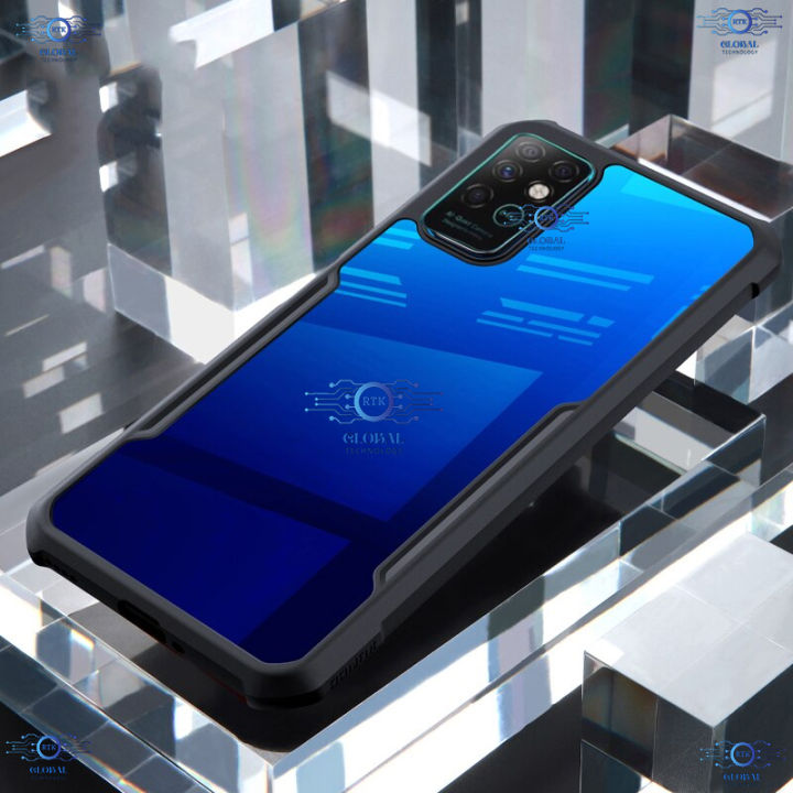 For Infinix Note 8 Transparent Silica Gel Matte Shockproof Slim Thin Cover Phone Casing - Camera - Phone Back Cover