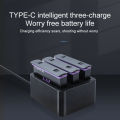 Insta360 X4 Battery Fast Charger Hub Camera Accessories For Insta 360 X4. 