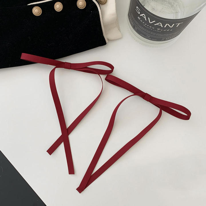 Colorful Braided hair ribbon Delicate Cute Hair accessory Bow hairpin Ribboned Durable Streamer for Daily wear Parties Festivals Cosplay Gift option Party Wedding Casual hairstyle