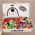Candy Color Seamless Tie Set Simple Fashion Rubber Band High Elasticity Ponytail Hair Rope. 