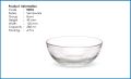 Crystal Clear Glass Bowl Set (6 Pieces) N010 - 20B.