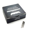【7Rings Store】100pcs Stainless Steel Barber Razor Single Edge Razor Blades Sharp Tool Professional Barber Razors. 