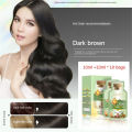 10Pcs Natural Plant Bubble Hair Dye Essence Hair Color Cream Scalp Hair Color Hurt Easy-to-wash Does Washing Not Cream Hair Color.