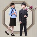 Children's Zhongshan Suit Boys and Girls May 4th Young Man's Jacket Republic of China Style Student Costume Chorus Stage Recitation Performance Costumes. 