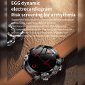 ET482 Smart Watch Answer/Make Calls 1.43 Inch AMOLED Screen IP68 Waterproof Smartwatch Fitness Tracker Heart Rate Blood Pressure Blood Oxygen Monitoring Watch. 