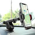 360° Rotating Car Phone Holder Strong Suction Cup Shockproof Truck Mount Dashboard Windscreen Stand - Car Mobile Mount. 