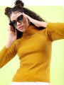 Pantoneclo Premium Quality Women's Multicolor High Neck Sweater / Cardigan / Jumper. 