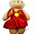12cm Cute Bear Stuffed & Plush Teddy Bear Keychain Stuffed Animals Small Teddy Bear Pendant Cute Plush Toys As a Christmas Gift. 