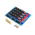 【Daily Necessities For Anyone Store】4X4 Matrix Keyboard For Arduino Array Module Key Push Buttons Switch Keypad Panel 4*4 Tasten 8LEDs Accessory Kit. 