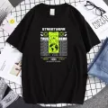Urban Style Streetwear Trust The Bear Printed Tshirts Men'S Loose Graphic Tee Shirts Funny Cotton Top Cool Soft Mens T Shirts. 