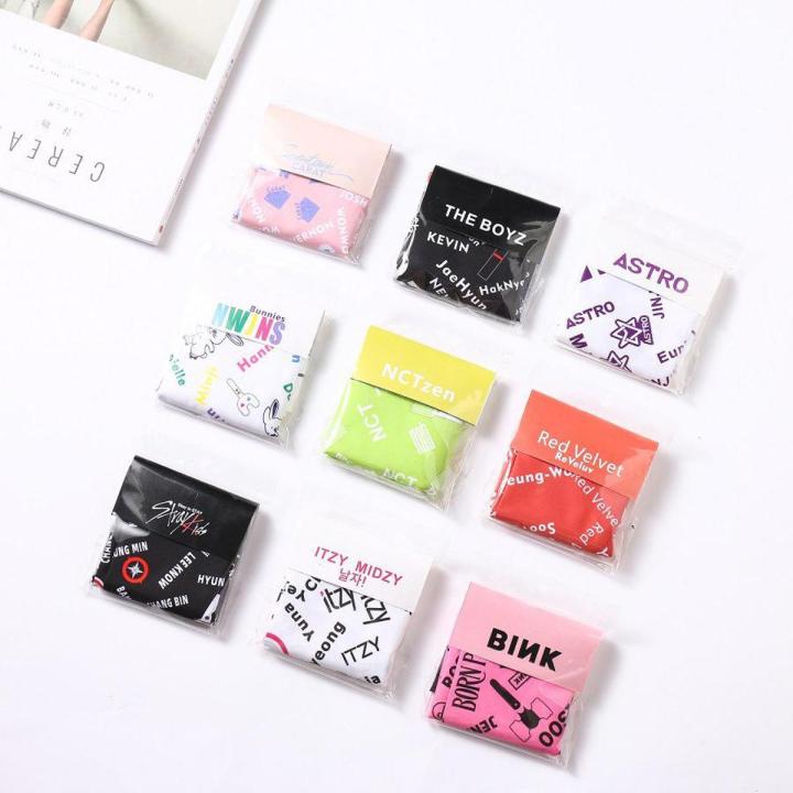 New Kpop Idol tar BT BLACKPINK tray Kid quare carf Handkerchief Hand Towel Hijab