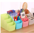 4 Grids Multicolor Desktop Pen and Toothbrush Storage Organizers Box Case - 1. 