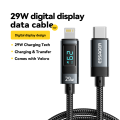 Essager PD 29W USB Type C Cable For iPhone 14 13 12 Pro Max Fast Charge Charger For MacBook IPad Lightning Digital Display Cable. 
