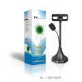 Webcam 480P Full HD 1080P with External Microphone Camara Stand for Laptop Desktop Video Calling for Youtube Recording Web Cam.