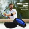 Adjustable Tennis Elbow Support Brace Sleeves Guard Arm Pad Golfer's Strap Elbow Bandage Wrap Gym Sports Safety Elbow Pad. 