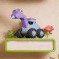 DishyKooker Dinosaur Truck Toys For Kids Dino Press Go Toy Cars Dinosaur Construction Vehicles Set Birthday Gifts For Boys Girls. 