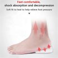 1Pair Silicone Gel Height Increase Shoe Insoles Invisible Soft 1~3cm Heel Insert Pad Portable Lift Up Taller Shoe Accessories. 