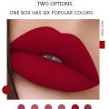 6Pcs/Box Lipstick Set Make Up for Women Matte Lipsticks Waterproof Long Lasting Korean Makeup Cosmetics Gifts Wholesale 2024 New. 