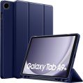 ProElite Cover for Samsung Galaxy Tab A9 Plus 11 inch case, Soft Flexible Flip Case Cover with S Pen Holder for Samsung Galaxy Tab A9+ 11 inch with Auto Sleep Wake [Recoil Series] - Black / Blue. 