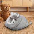 Cute Semi Enclosed Cat Nest Nonslip Bottom Adorable Cat Bed House for. 