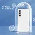 Luxury Original Phone Case for Samsung Galaxy A55 5G Soft Square Liquid Silicone Camera Lens Protection Couples Back Cover Funda. 
