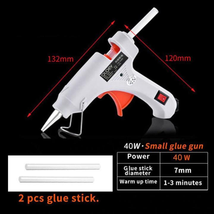 DIY Hot Melt Glue Gun Adhesive Stick Industrial Electric Silicone Thermo Gluegun Repair Heat Tools