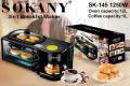 Sokany 3 In1 Breakfast Makers Multi Function Breakfast Machine - SK-145. 