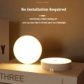 Intelligent induction lamp USB Rechargeable Wireless Bedside Light Motion Sensor LED Closet Light Kitchen Hallway Wardrobe Lamp. 