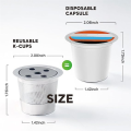 Coffee Machine Cycle Filling Use Stainless Steel Filter Cup K Cup For Keurig K-Supreme Plus (5 Holes). 